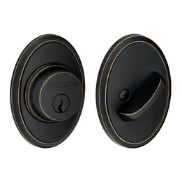 Schlage / B60 Wakefield Deadbolt / Single Cylinder / Aged Bronze / B60 WKF 716