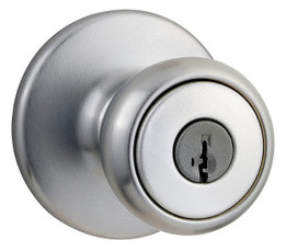 Kwikset / Tylo Knob / Keyed Entry - SmartKey /  Satin Chrome /  400T 26D SMT Kwikset / Tylo Knob / Keyed Entry - SmartKey /  Satin Chrome /  400T 26D SMT