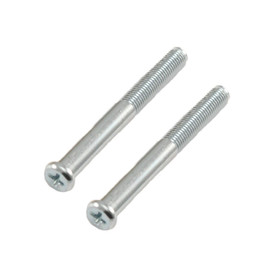 Kwikset / Thin Door Pack for 1-3/8" Doors / Downtown and Uptown 258 Series Deadbolt / Polished Chrome / 83017-26