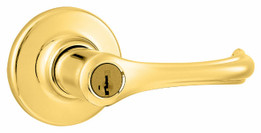 Kwikset® 94050-547 Security Dorian Keyed Entry Lever, Polished Brass –  Toolbox Supply