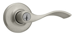 Kwikset / Balboa Lever / Keyed Entry - SmartKey / Satin Nickel / 405BL 15 SMT Kwikset / Balboa Lever / Keyed Entry - SmartKey / Satin Nickel / 405BL 15 SMT