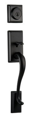 Kwikset / Hawthorne Handleset / Double Cylinder - SmartKey / Matte Black / 801HE 514 SMT Kwikset / Hawthorne Handleset / Double Cylinder - SmartKey / Matte Black / 801HE 514 SMT