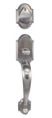 Kwikset / Austin Handleset / Single Cylinder - SmartKey / Satin Nickel / 800AUH 15 SMT Kwikset / Austin Handleset / Single Cylinder - SmartKey / Satin Nickel / 800AUH 15 SMT