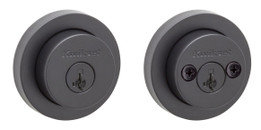Kwikset / 159 Round Deadbolt / Double Cylinder - SmartKey / Matte Black / 159RDT 514 SMT Kwikset / 159 Round Deadbolt / Double Cylinder - SmartKey / Matte Black / 159RDT 514 SMT