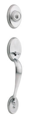 Kwikset / Chelsea Handleset / Single Cylinder - SmartKey / Satin Chrome / 800CE 26D SMT Kwikset / Chelsea Handleset / Single Cylinder - SmartKey / Satin Chrome / 800CE 26D SMT