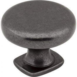 Jeffrey Alexander / Belcastel 1 Knob / 1-3/8 / Gun Metal / MO6303DACM