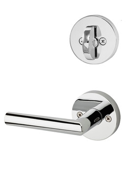 Kwikset / 966 Single Cylinder Interior Trim Pack / Milan Lever / Polished Chrome / 966MILRDT26