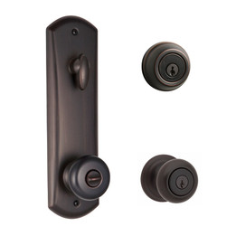 Kwikset / Metal Interconnect / 780 Deadbolt Single Cylinder with Hancock Keyed Knob / Venetian Bronze / 506H 11P Kwikset / Metal Interconnect / 780 Deadbolt Single Cylinder with Hancock Keyed Knob / Venetian Bronze / 506H 11P