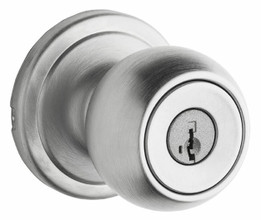 Kwikset / Circa Knob / Storeroom Keyed Entry - SmartKey / Satin Chrome / 750CA 26D SMT GC