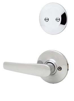 Kwikset / 606 Dummy Cylinder Interior Trim Pack / Delta Lever / Polished Chrome / 606DL26 Kwikset / 606 Dummy Cylinder Interior Trim Pack / Delta Lever / Polished Chrome / 606DL26