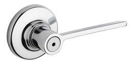 Kwikset / Ladera Lever with Round Rose / Privacy / Polished Chrome / 300LRLRDT 26 Kwikset / Ladera Lever with Round Rose / Privacy / Polished Chrome / 300LRLRDT 26