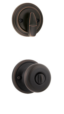 Kwikset / 978 Single Cylinder Interior Trim Pack / Juno Knob / Venetian Bronze / 978J11P Kwikset / 978 Single Cylinder Interior Trim Pack / Juno Knob / Venetian Bronze / 978J11P