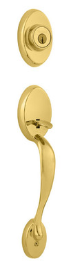 Kwikset / Chelsea Handleset / Single Cylinder - SmartKey / Lifetime Polished Brass / 800CE LO3 SMT Kwikset / Chelsea Handleset / Single Cylinder - SmartKey / Lifetime Polished Brass / 800CE LO3 SMT