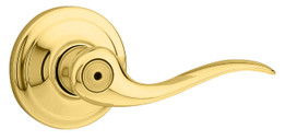 Kwikset / Tustin Lever / Privacy / Polished Brass / 730TNL 3 Kwikset / Tustin Lever / Privacy / Polished Brass / 730TNL 3