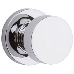 Kwikset / Pismo Knob with Round Rose / Passage / Polished Chrome / 720PSKRDT 26 Kwikset / Pismo Knob with Round Rose / Passage / Polished Chrome / 720PSKRDT 26