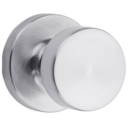 Kwikset / Pismo Knob with Round Rose / Passage / Satin Chrome / 720PSKRDT 26D Kwikset / Pismo Knob with Round Rose / Passage / Satin Chrome / 720PSKRDT 26D
