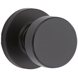 Kwikset / Pismo Knob with Round Rose / Passage / Matte Black / 720PSKRDT 514 Kwikset / Pismo Knob with Round Rose / Passage / Matte Black / 720PSKRDT 514