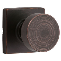 Kwikset / Pismo Knob with Square Rose / Passage / Venetian Bronze / 720PSKSQT 11P Kwikset / Pismo Knob with Square Rose / Passage / Venetian Bronze / 720PSKSQT 11P