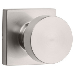 Kwikset / Pismo Knob with Square Rose / Passage / Satin Nickel / 720PSKSQT 15 Kwikset / Pismo Knob with Square Rose / Passage / Satin Nickel / 720PSKSQT 15