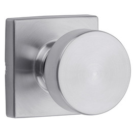 Kwikset / Pismo Knob with Square Rose / Passage / Satin Chrome / 720PSKSQT 26D Kwikset / Pismo Knob with Square Rose / Passage / Satin Chrome / 720PSKSQT 26D