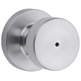 Kwikset / Pismo Knob with Round Rose / Privacy / Satin Chrome / 730PSKRDT 26D Kwikset / Pismo Knob with Round Rose / Privacy / Satin Chrome / 730PSKRDT 26D