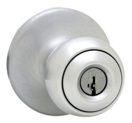 Kwikset / Polo Knob / Storeroom Keyed / SmartKey / Satin Chrome / 450P 26D SMT