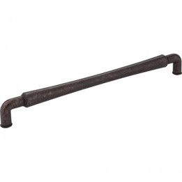 Jeffrey Alexander / Bremen 2 Pull / 12-11/16" / Distressed Oil Rubbed Bronze / 537-12-DMAC Jeffrey Alexander / Bremen 2 Pull / 12-11/16" / Distressed Oil Rubbed Bronze / 537-12-DMAC