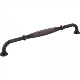 Jeffrey Alexander / Tiffany Pull / 13" / Brushed Oil Rubbed Bronze / 658-12DBAC Jeffrey Alexander / Tiffany Pull / 13" / Brushed Oil Rubbed Bronze / 658-12DBAC
