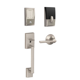Schlage / Century Encode WiFi Handleset / Keyed Entry / Satin Nickel / FE489WBC CEN 619 Schlage / Century Encode WiFi Handleset / Keyed Entry / Satin Nickel / FE489WBC CEN 619
