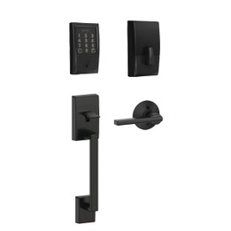 Schlage / Century Encode WiFi Handleset / Keyed Entry / Matte Black / FE489WBC CEN 622 Schlage / Century Encode WiFi Handleset / Keyed Entry / Matte Black / FE489WBC CEN 622