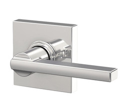 Schlage / Latitude Lever with Collins Rose / Passage / Bright Chrome / F10LAT 625 COL
