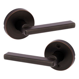 Kwikset / Halifax Lever with Round Rose / Passage / Venetian Bronze / 720HFLRDT 11P Kwikset / Halifax Lever with Round Rose / Passage / Venetian Bronze / 720HFLRDT 11P