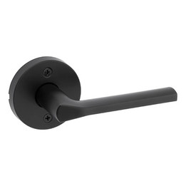 Kwikset / Lisbon Lever with Round Rose / Half Dummy / Matte Black / 788LSLRDT 514 Kwikset / Lisbon Lever with Round Rose / Half Dummy / Matte Black / 788LSLRDT 514