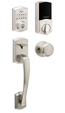 Kwikset / Prescott HC620 TRL Handleset / Single Cylinder - SmartKey / Satin Nickel / HC620 TRL 815PTH 15 SMT Kwikset / Prescott HC620 TRL Handleset / Single Cylinder - SmartKey / Satin Nickel / HC620 TRL 815PTH 15 SMT