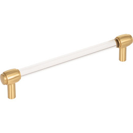 Jeffrey Alexander / Carmen Pull / 7-1/4" / Brushed Gold / 775-160BG Jeffrey Alexander / Carmen Pull / 7-1/4" / Brushed Gold / 775-160BG