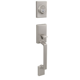 Schlage Sutton Matte Black Single Cylinder Handleset