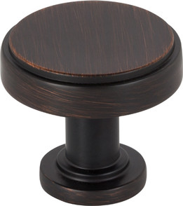 Jeffrey Alexander / Richard Knob / 1-1/4" / Brushed Oil Rubbed Bronze / 171DBAC