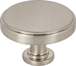 Jeffrey Alexander / Richard Knob / 1-3/4" / Satin Nickel / 171L-SN Jeffrey Alexander / Richard Knob / 1-3/4" / Satin Nickel / 171L-SN