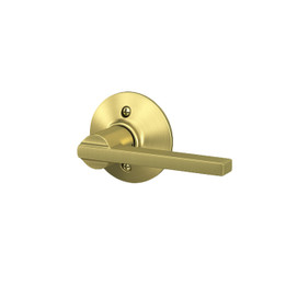 Schlage / Latitude Lever / Half Dummy / Satin Brass / F170LAT 608 Schlage / Latitude Lever / Half Dummy / Satin Brass / F170LAT 608