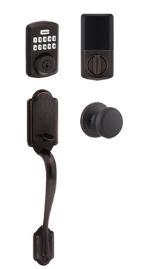 Kwikset / Arlington 250 TRS Powerbolt Handleset / Single Cylinder / Venetian Bronze / 9250 TRS DB 815 AN 11P SMT Kwikset / Arlington 250 TRS Powerbolt Handleset / Single Cylinder / Venetian Bronze / 9250 TRS DB 815 AN 11P SMT