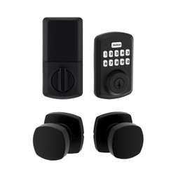 Kwikset / Arroyo MDT 720 Passage Knob + 250 TRS Electronic Deadbolt / Matte Black / 9250 TRS 720 AYK MDT 514 SMT Kwikset / Arroyo MDT 720 Passage Knob + 250 TRS Electronic Deadbolt / Matte Black / 9250 TRS 720 AYK MDT 514 SMT