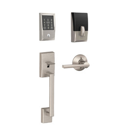 Schlage / Century Encode WiFi Handleset / Keyed Entry / Satin Nickel / FE499WB CEN 619 Schlage / Century Encode WiFi Handleset / Keyed Entry / Satin Nickel / FE499WB CEN 619