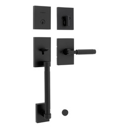 Kwikset / Prava Handleset x Prava Lever / Matte Black / 818 PVH x PVL RCT 514 SMT CP Kwikset / Prava Handleset x Prava Lever / Matte Black / 818 PVH x PVL RCT 514 SMT CP