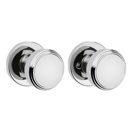 Kwikset / Maven Knob Round Rosette / Passage/ Polished Chrome /  200 MNK RDT 26 Kwikset / Maven Knob Round Rosette / Passage/ Polished Chrome /  200 MNK RDT 26
