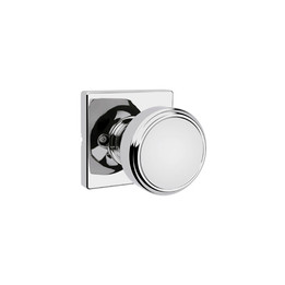 Kwikset / Maven Knob Square Rosette / Half Dummy /  Polished Chrome / 488 MNK SQT 26 Kwikset / Maven Knob Square Rosette / Half Dummy /  Polished Chrome / 488 MNK SQT 26
