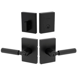 Kwikset Prava Lever with Single Cylinder Deadbolt Combo Pack