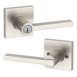 Kwikset / Casey SQT Lever / Storeroom Keyed Entry - SmarkKey / Satin Nickel / 439 CSL SQT 15 SMT Kwikset / Casey SQT Lever / Storeroom Keyed Entry - SmarkKey / Satin Nickel / 439 CSL SQT 15 SMT