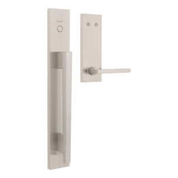 Kwikset / Caerus Handleset / Dummy Cylinder / Satin Nickel / 819CRH x HFL SQF 15 CP