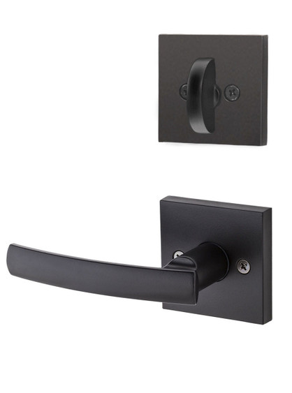 Kwikset / 968 Dummy Cylinder Interior Trim Pack / Sydney Lever with Square Rose