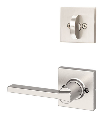 Kwikset / 968 Dummy Cylinder Interior Trim Pack / Casey Lever with Square Rose